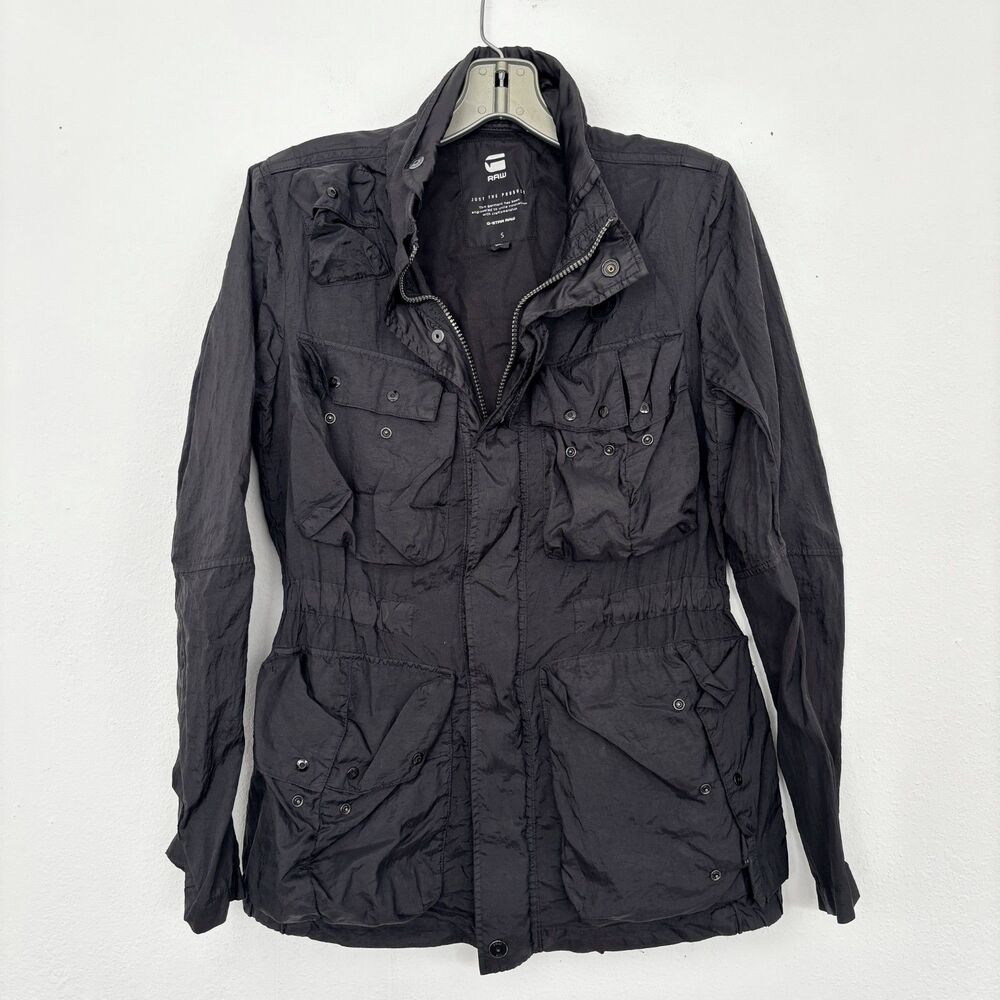 G Star Womens Aeronotic Overshirt Windbreaker Jacket Small Gorpcore Outdoor